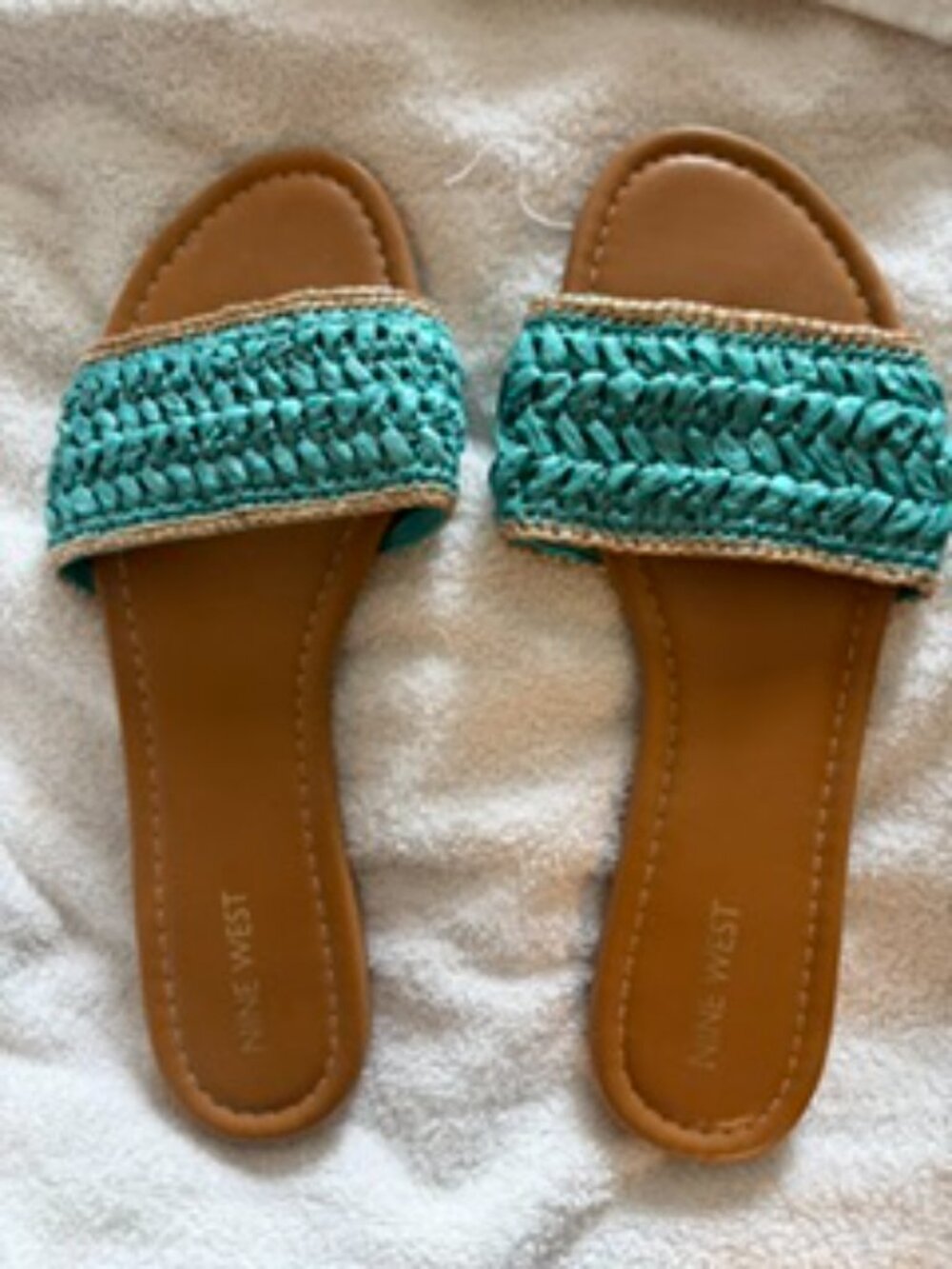 Nine West Turquoise Sandals (10)